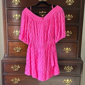 Lilly Pulitzer Bright Pink Textured Dress